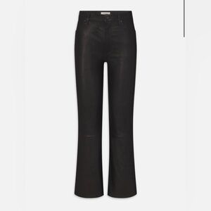 The Leather Reboot Crop FRAME